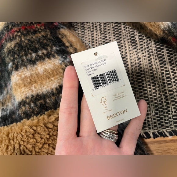 Brixton Nouvelle Coat - Lion *NWT* - Picture 7 of 7